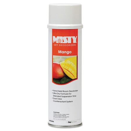 Misty Handheld Air Deodorizer, Mango, 10 oz Aerosol Spray, PK12 1020755